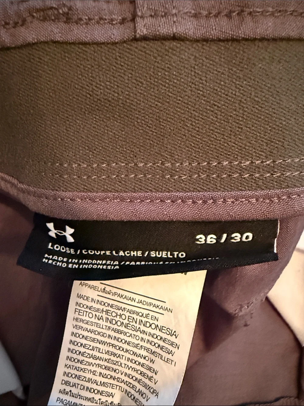 Under Armour Men’s Cargo Pants in Olive- Tactical Utility Workwear 36x30